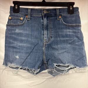 Levis 511 blue denim shorts